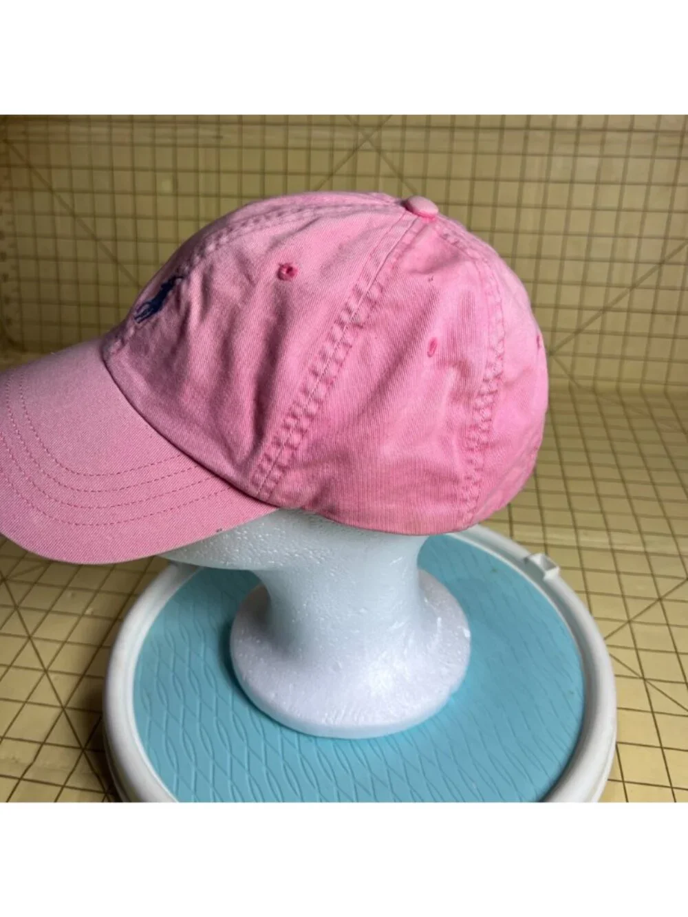 Polo Ralph Lauren Pink Adjustable Baseball Cap With Embroidered Logo - Picture 2 of 5